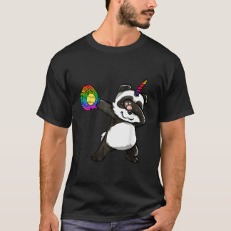 T-shirt Softball Dabbing Pandicorn Panda