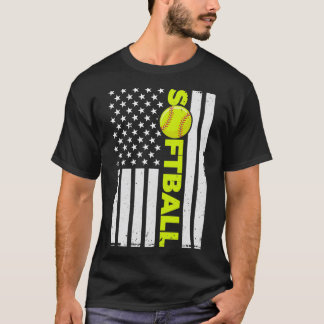 T-shirt Softball Design pour un ventilateur de softball