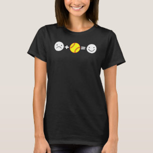 T-shirt Softball Happy Team Player Entraîneur 1