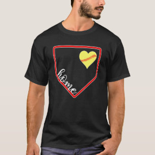 T-shirt Softball Love Home Plate