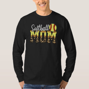 T-shirt Softball Maman Aime Regarder Mon Enfant Jouer Au S