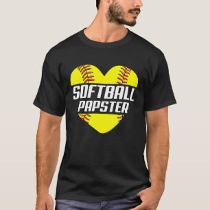 T-shirt Softball Player Famille Cadeaux Softball Papster E