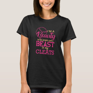 T-shirt Softball Print Bety in the Street Beast In My Cl