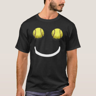 T-shirt Softball Smile