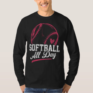 T-shirt Softball toute la journée Softball jeu Softball Pl
