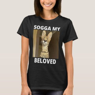 T-shirt Sogga Mon Bien-Aimé Serval Mème Chat