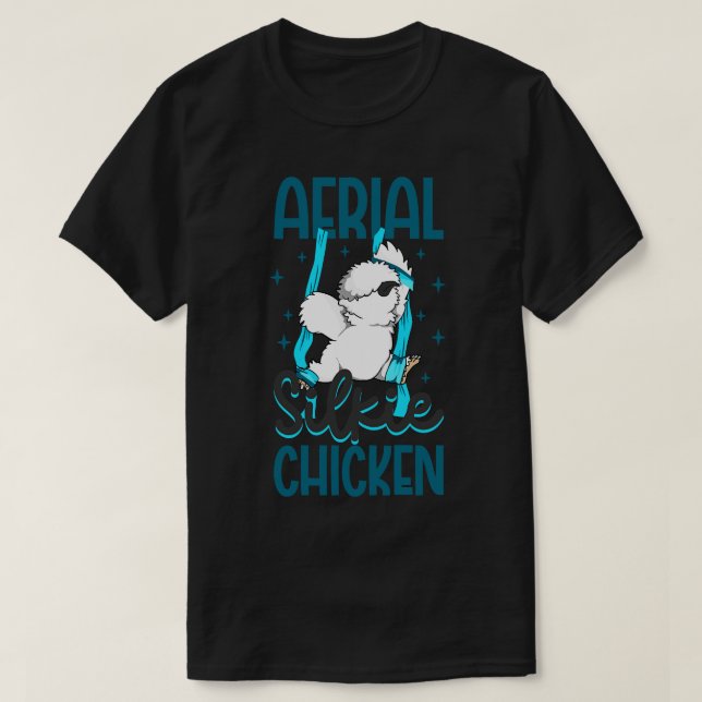 T-shirt Soie Aérienne Yoga Silkie Aérienne Poulet (Design devant)