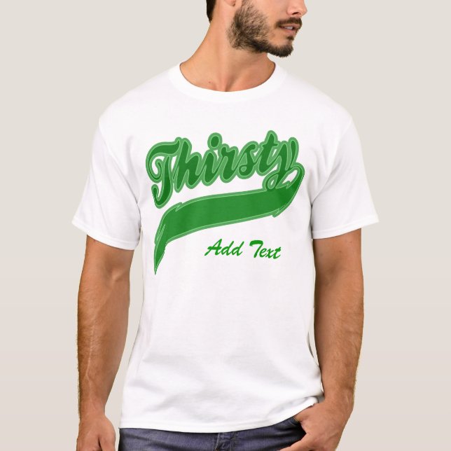 T-shirt Soif - Customisé (Devant)