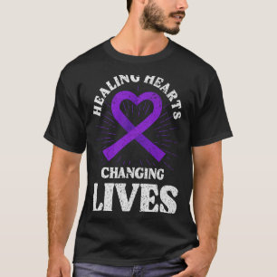 T-shirt Soigner les coeurs Sensibilisation à la violence d