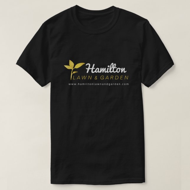 T-shirt Soin de pelouse et chemise d'aménagement (Design devant)