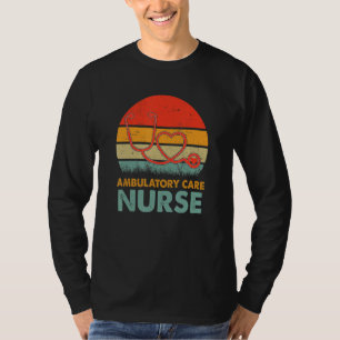 T-shirt Soins ambulatoires Infirmière Rétro Amour Coeur St
