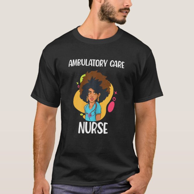 T-shirt Soins ambulatoires pour femmes Infirmière américai (Devant)