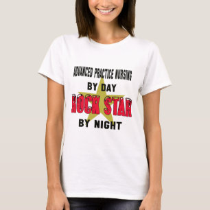 T-shirt Soins avancés de pratique par le jour rockstar par
