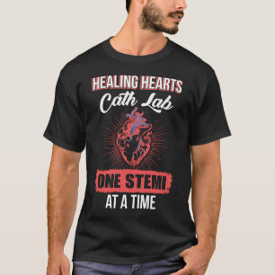 T-shirt Soins Coeurs Cath Lab Un Stemi À La Fois