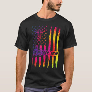 T-shirt Soins Critiques Infirmière Rn Icu Soins Critiques