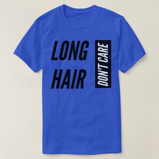 T-shirt Soins Donx27t pour cheveux longs (Design devant)