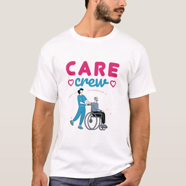 T-shirt Soins Équipages De Soins Fournisseurs De Soins À D (Devant)