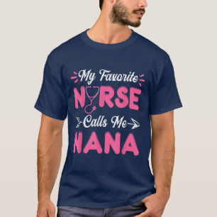 T-shirt Soins infirmiers Nana Fête des mères Mon infirmièr