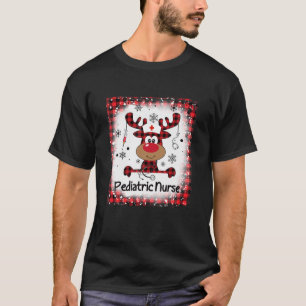 T-shirt Soins infirmiers pédiatriques blanchis Noël des 