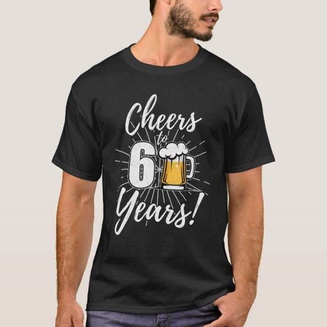 T-shirt Soirée À 60 Ans 60e Anniversaire Bière (Devant)