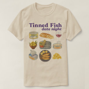 T-shirt Soirée boîte de conserve bébé, Poisson en boîte, S