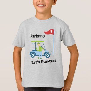 T-shirt soirée d'anniversaire sur le thème du golf