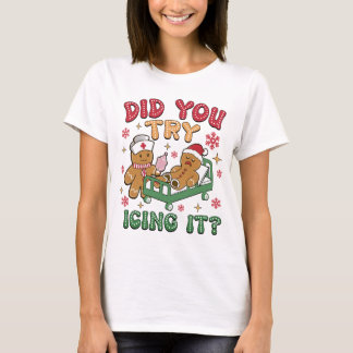 T-shirt Soirée de Noël à l'infirmière