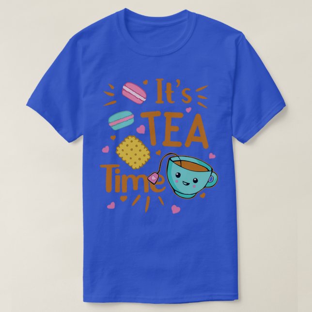 T-shirt Soirée de thé amusante (Design devant)