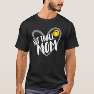 T-shirt Soirée Maman Coeur Maman Fête des Mères