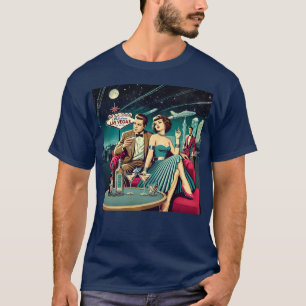 T-shirt Soirée Martini Las Vegas Age Spatial