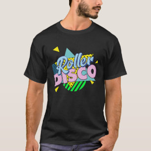 T-shirt Soirée patin à roulettes des années 80 ROLLER DIS