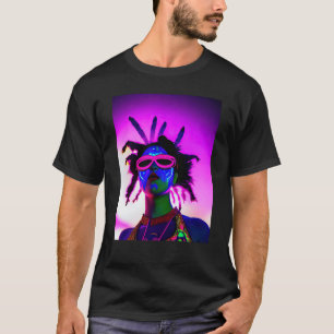 T-shirt Soirée Rave Psychedelic EDM Trance Club DJ Neon 9