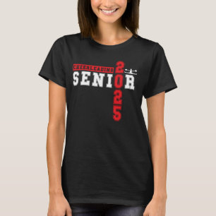 T-shirt Soirée supérieure Cheerleader Cheer Senior 2025 Gr