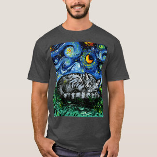 T-shirt Soirée Tabby Gris Sleepy