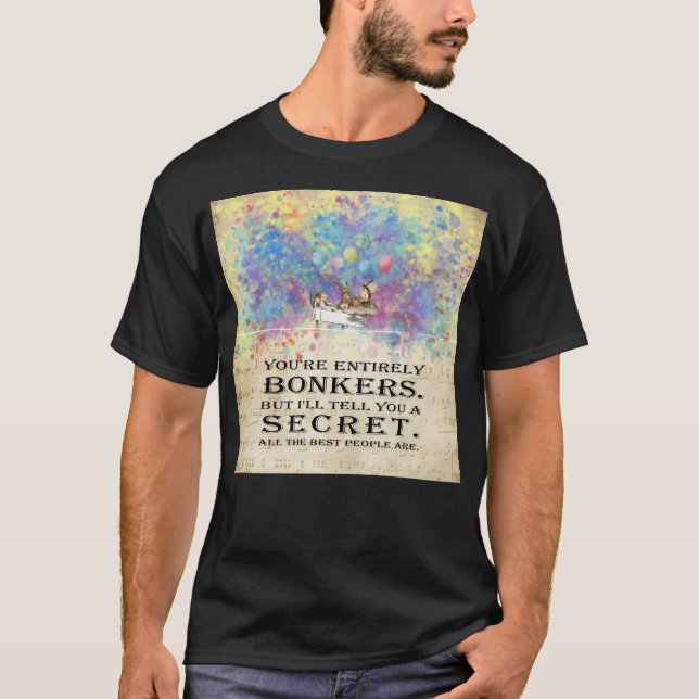 T-shirt Soirée Thé Starry - Alice In Wonderland Bonke (Devant)