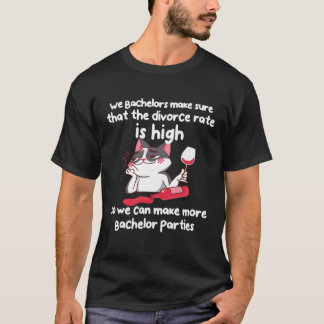 T-shirt Soirées Chats Célibataires