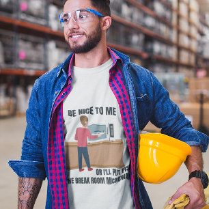 T-shirt Sois gentil Avec Moi Ou Je Mettrai Du Poisson Dans