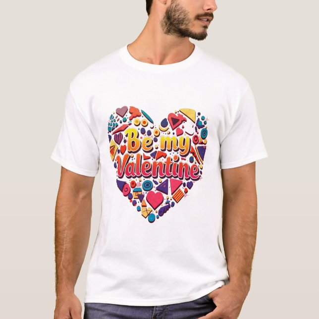 T-SHIRT SOIS MA VALENTINE (Devant)
