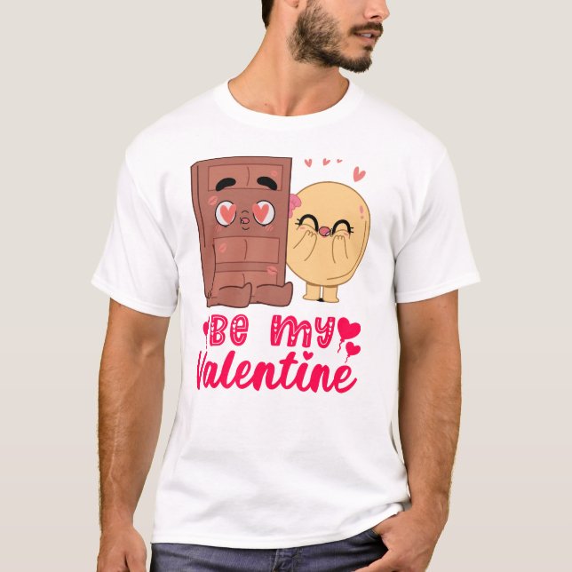 T-shirt Sois Mes Couples Valentine Choco Pancake Matching (Devant)