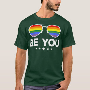 T-shirt Sois toi LGBT Rainbow Sungls