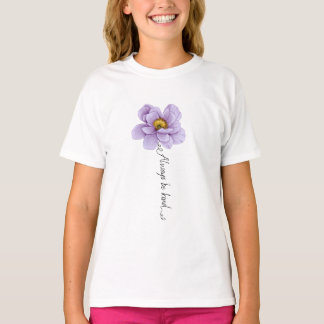 t-shirt "sois toujours gentil"