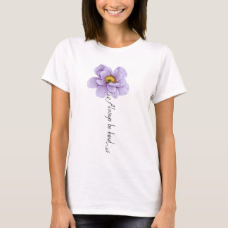 t-shirt "sois toujours gentil"