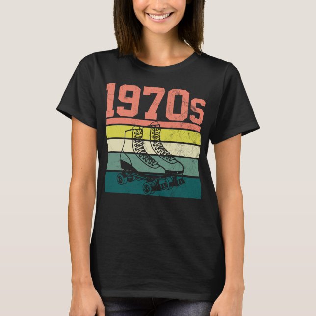 T-shirt soixante-dix Retro de chaussures de petit pain (Devant)