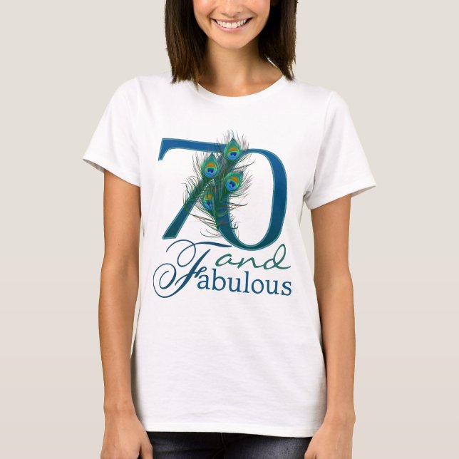 T-shirt soixante-dixième Chemises d'anniversaire (Devant)