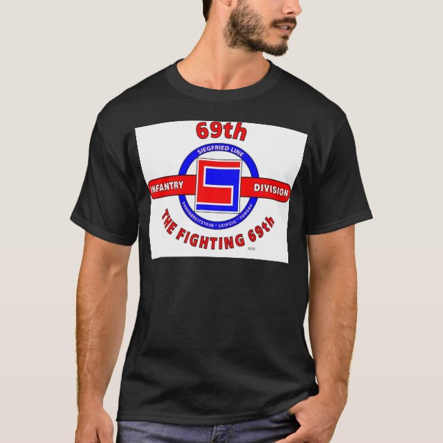 T-shirt soixante-neuvième DIVISION d'INFANTERIE "LE COMBAT (Devant)