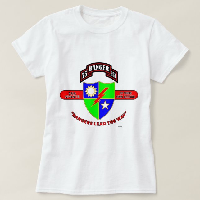 T-shirt soixante-quinzième BATAILLON "GARDES FORESTIÈRES (Design devant)