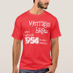 T-shirt soixantième Brew vintage V07K du cadeau