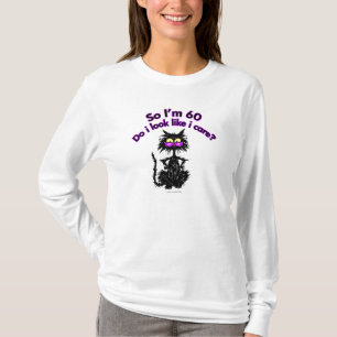 T-shirt soixantième Cadeaux de chat d'anniversaire