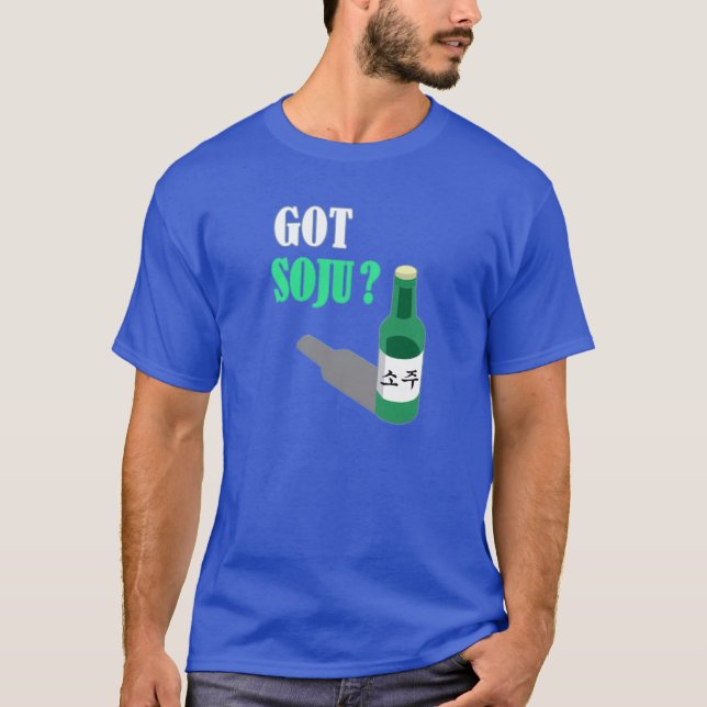 T-shirt Soju Coréen Boissons Favorites SOJU (Devant)