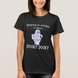 T-shirt Soky Dookie Drôle En Octobre Ghost Halloween